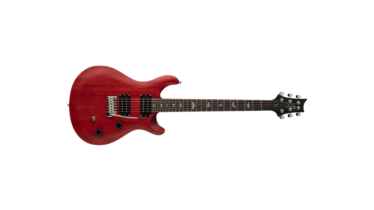 Guitarra PRS SE CE 24 Standard Satin, vermelha